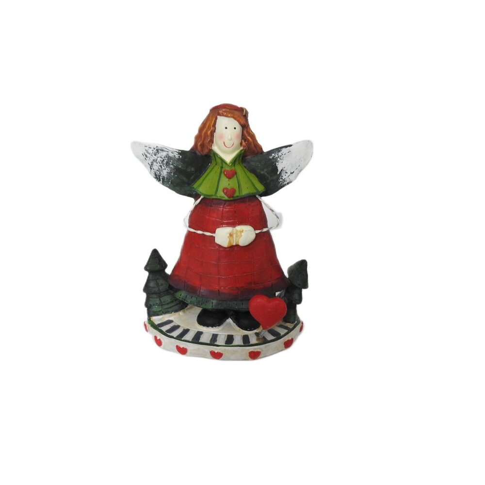 Gooseberry Patch Whimsical Angel Figurine Midwest Cannon Hearts Trees